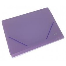 PASTA SANFONA A4 12 DIVISOES ROXO TONS PASTEL ACP