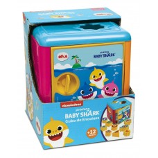 BRINQUEDO BABY SHARK CUBO DE ENCAIXES