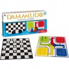 JOGO DE TABULEIRO DAMA E LUDO