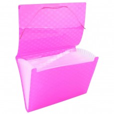 PASTA SANFONA A4 12 DIVISOES POP PINK ACP