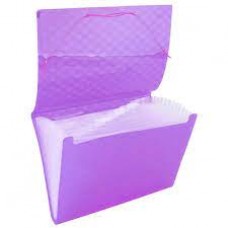 PASTA SANFONA A4 12 DIVISOES POP ROXO ACP