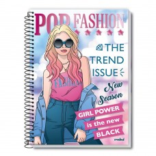 CADERNO ESP. POP FASHION 96 FLS. CREDEAL