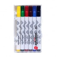 CANETA HIDROGRAFICA ESTOJO C/6CORES SYLVAPEN NEWPEN