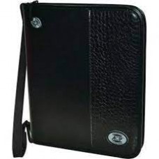 FICHARIO UNIVERSITARIO CROCO BLACK  PRETO ACP