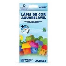LAPIS DE COR AQUARELAVEL 12 CORES ACRILEX