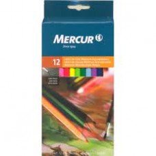 LAPIS DE COR AGUARELAVEL 12 CORES MERCUR