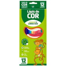 LAPIS DE COR 12 CORES LINHA ECO LEO&LEO