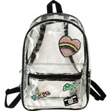MOCHILA ESCOLAR CRISTAL PATCH