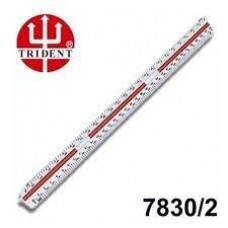 ESCALIMETRO MOD 7830/2  TRIANGULAR 30cm TRIDENT