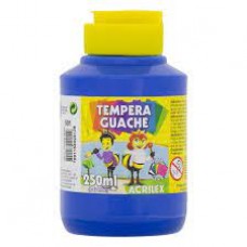 TINTA TEMPERA GUACHE AZUL TURQUESA  250ml - ACRILEX